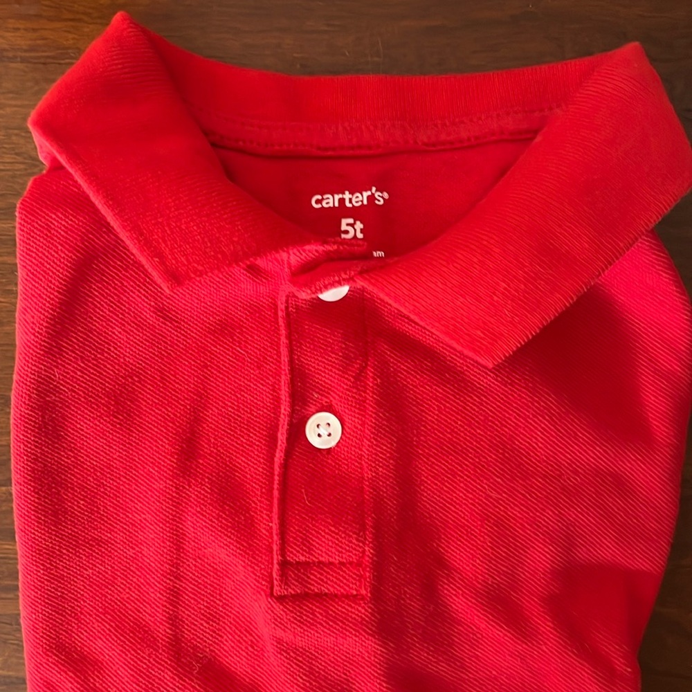 Boys (5T) short sleeved collared shirt
